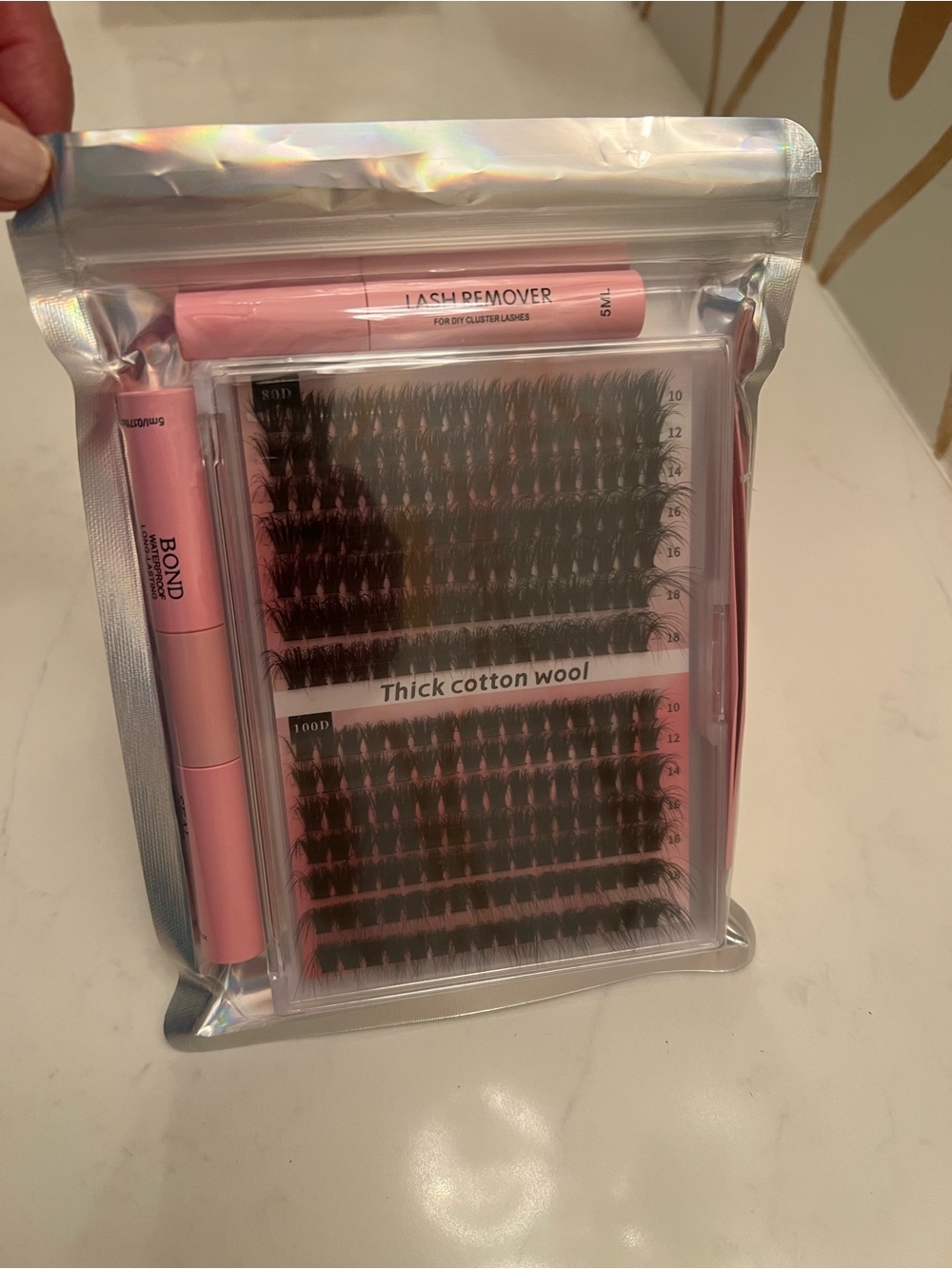 Pink Lash Extension Starter Kit with Remover & Bond
